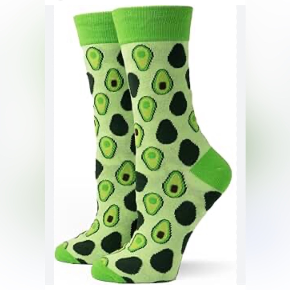Two Left Feet Avocado Socks - Green